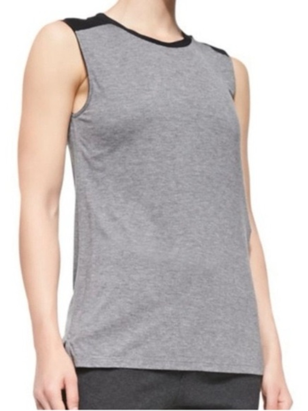 VINCE | Silk Blend Contrast Tank Top Size S